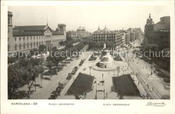 Barcelona Cataluna Placa Universitat