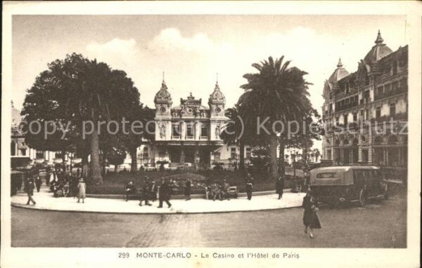 Monte-Carlo Le Casino et l_Hotel de Paris