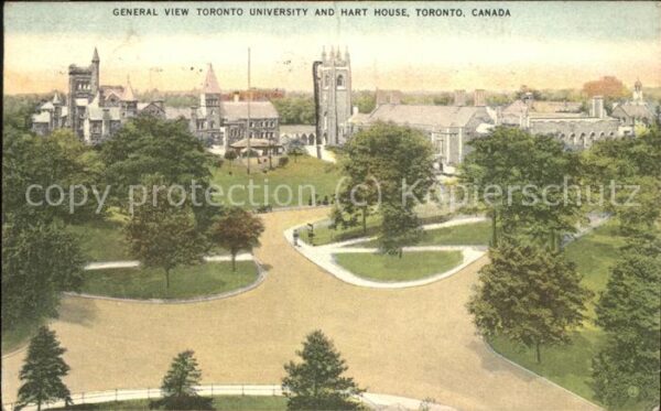 Toronto Canada General View Toronto University and Har