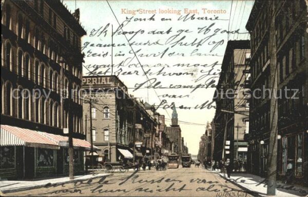 Toronto Canada King Street looking East