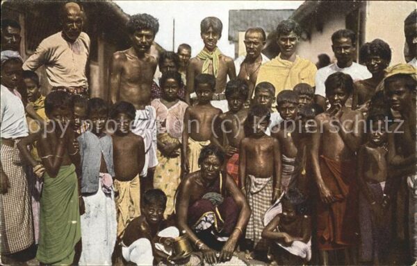 Indien Gruppe von Eingeborenen