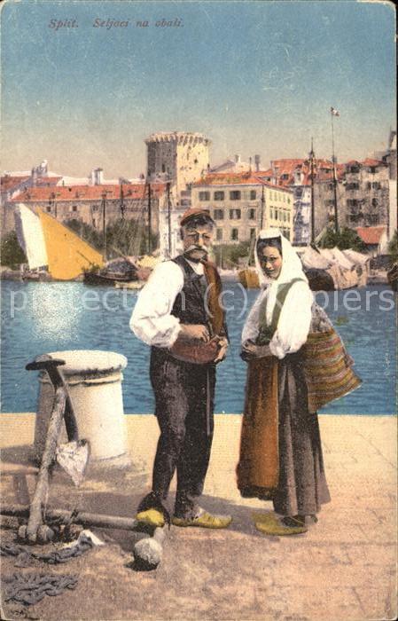 Split Spalato Seljaci na obali