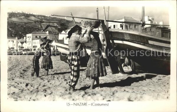 Nazare Portugal Strandpartie