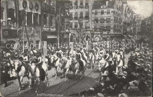 Saengerbundfest Nürnberg Eröffnungsgruppe Parade