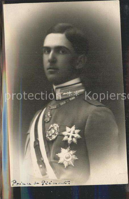 Adel Italien Prince de Piemont Orden Piemonte