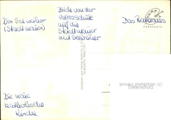 Weissenburg Bayern Rathaus Volksschule Seeweiher Stadtmaue – Bild 2