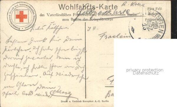 Hindenburg Rotes Kreuz Kriegsfürsorge – Bild 2