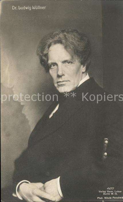 Verlag Hermann Leiser Nr. 4477 Dr. Ludwig Wüllner