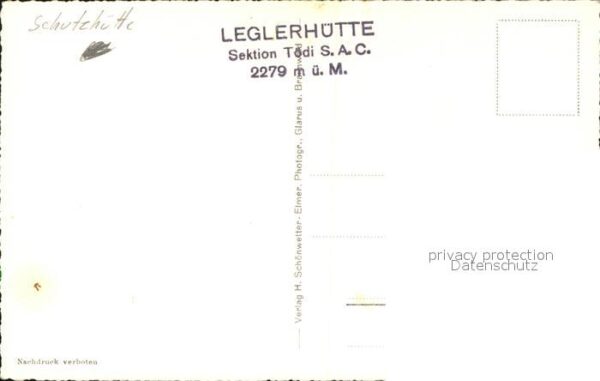 Toedi Leglerhütte mit Tödi und Clariden Alpen – Bild 2