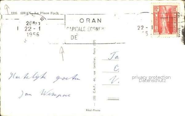 Oran Algerie La Place Foch Bus – Bild 2