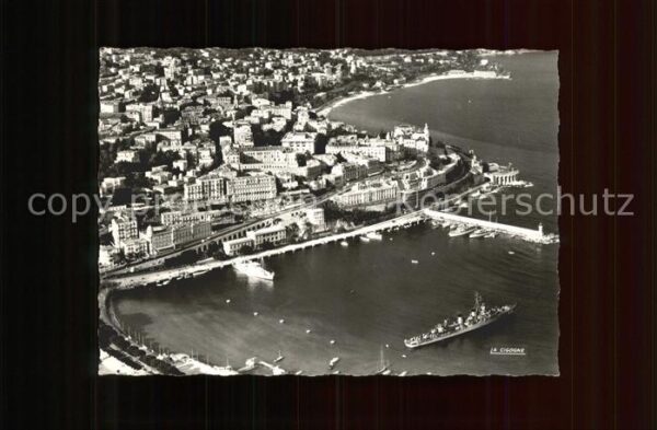 Monte-Carlo Vue aerienne Port Bateau