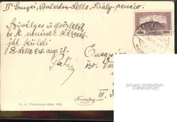 Balatonlelle Ferenc Jozsef korhaz üdülötelepe Kranke – Bild 2