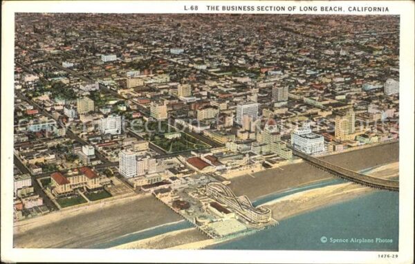 Long Beach California Luftaufnahme