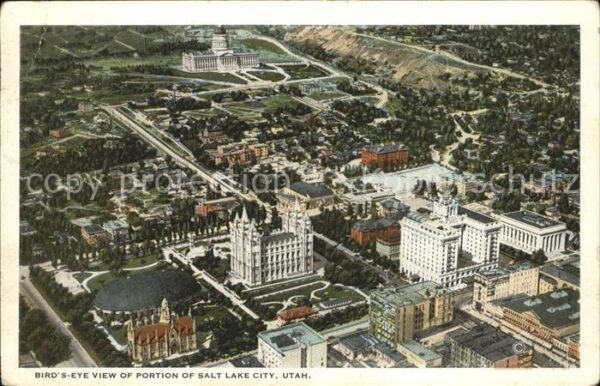 Salt Lake City Luftaufnahme