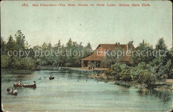 San Francisco California The Boat House on Stow Lake Golden Gate