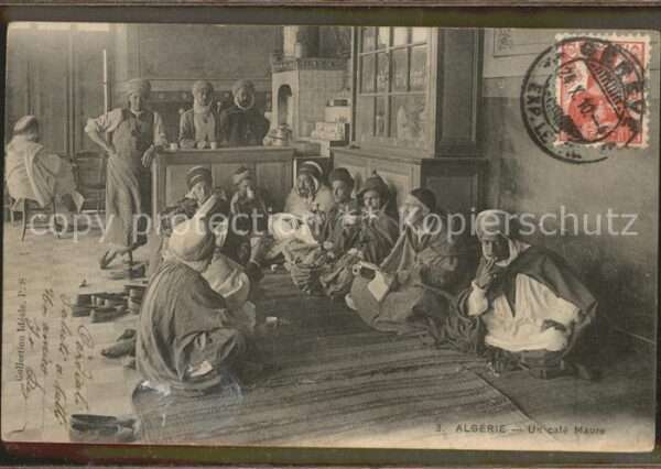 Algerien Un cafe Maure