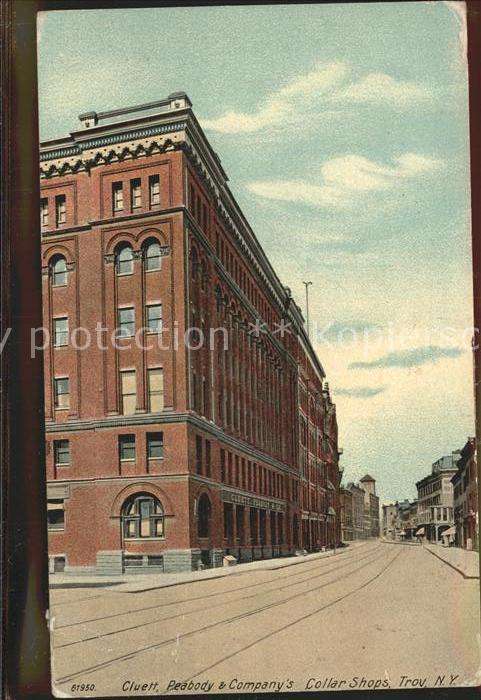 Troy New York Cluett Peabody & Company`s Lollar Shops