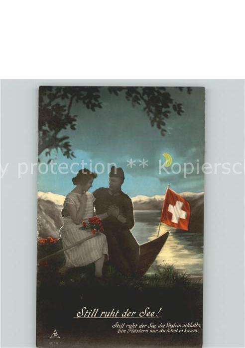 Helvetia Schweiz Still rugt der See