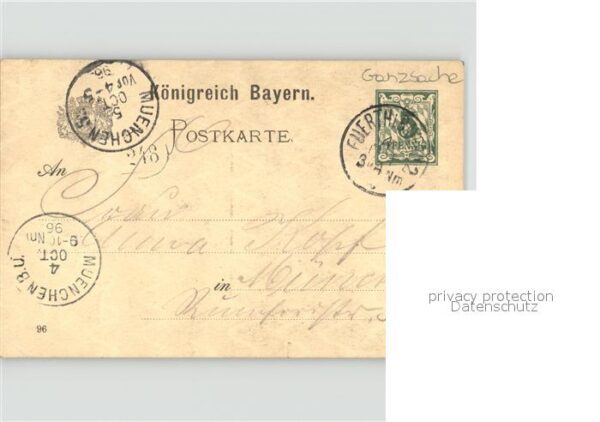 Ausstellung Bayr Landes Nuernberg 1896 – Bild 2