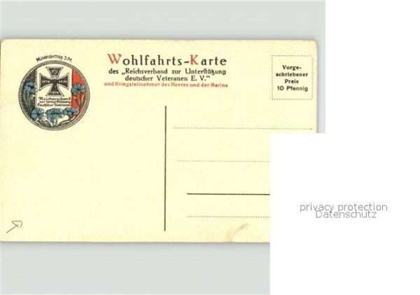 Adel König Ludwig Bayern Wohlfahrts-Karte – Bild 2