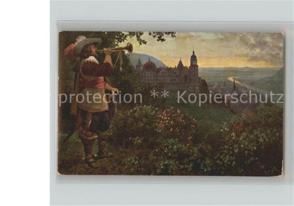 Hoffmann Heinrich Nr.730 Alt-Heidelberg Trompete Schloss