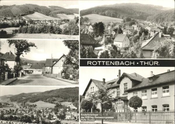 Rottenbach Thueringen Kinderferienlager Ortsansichten