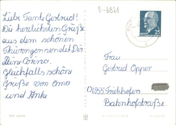 Rottenbach Thueringen Kinderferienlager Ortsansichten – Bild 2
