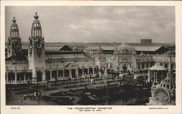 Exhibition Franco-British London 1908 Court Of Arts