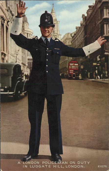 Polizei Ludgate Hill London