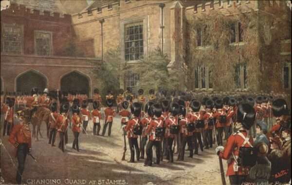 Leibgarde Wache Changing Guard St James