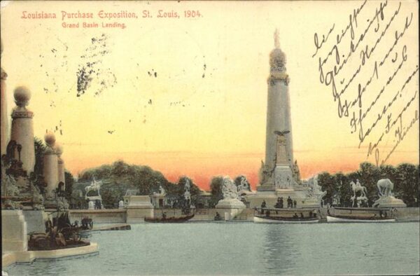 Expositions Louisiana Purchase St Louise Grand Basi