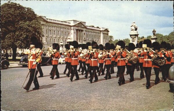 Leibgarde Wache Band Buckingham Palace London Trompete