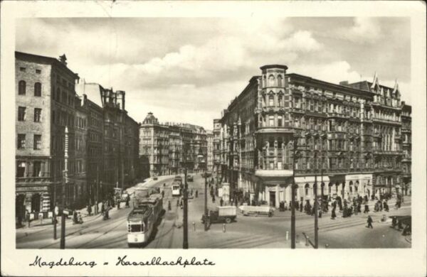 Strassenbahn Magdeburg Hasselbachplatz