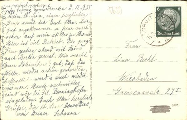 Liederkarte Bergisch Heimatlied Schwebebahn – Bild 2