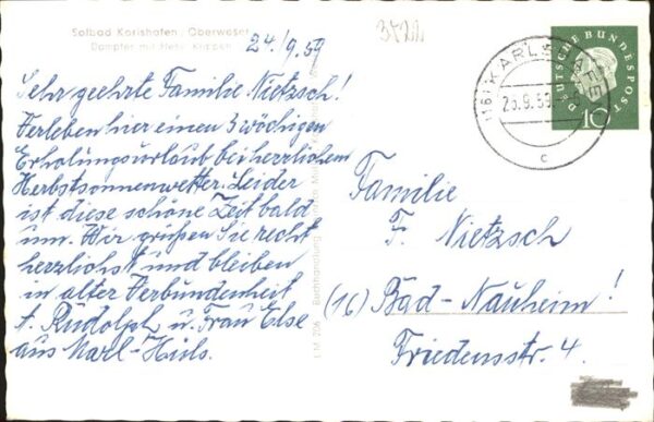 Dampfer Seitenrad Solbad Karlshafen Oberweser – Bild 2