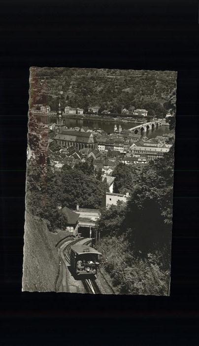 Bergbahn Heidelberg Heiliggeist Kirche Neckarbrü