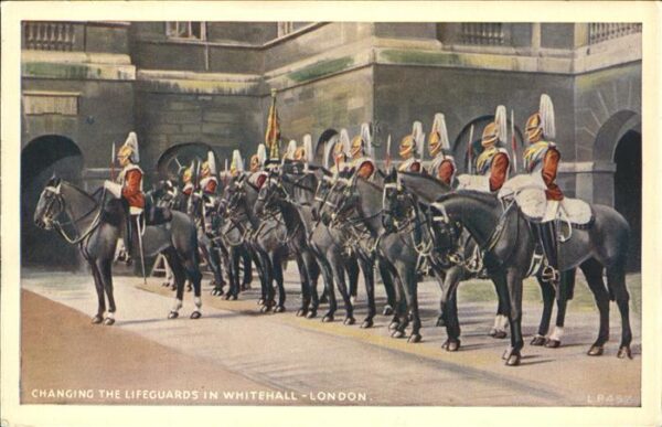 Leibgarde Wache Lifeguards Whitehall London