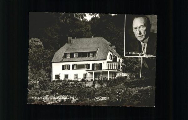 Politiker Bundeskanzler Adenauer Haus Rhöndorf