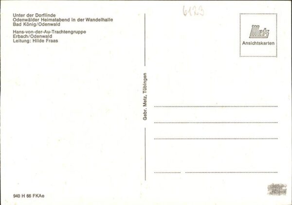 Handharmonika Hans von der Au Trachtengruppe Erbach – Bild 2