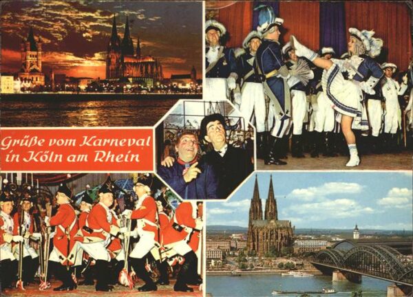 Karneval Fasnacht Köln Mariechentanz Blauen Funken Rote F