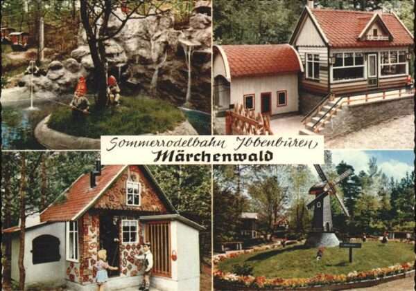 Zwerge Dwarfs Nains Windmühle Märchenwald Ibbenbüren