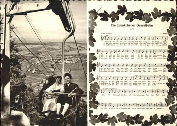 Seilbahn Lied Edenkobener Sesselbahn Edenkoben