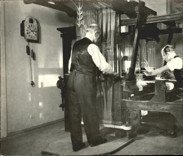 Handwerk Damastzugstuhl Grossschönau