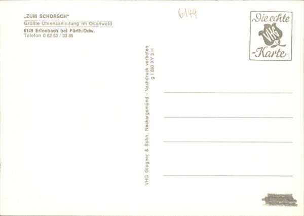 Uhren Uhrensammlung Zum Schorsch Erlenbach Od – Bild 2