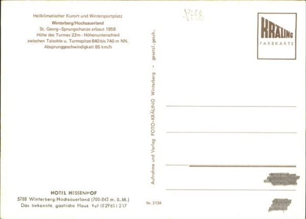 Ski-Flugschanze St Georg Winterberg Hochsauerland – Bild 2