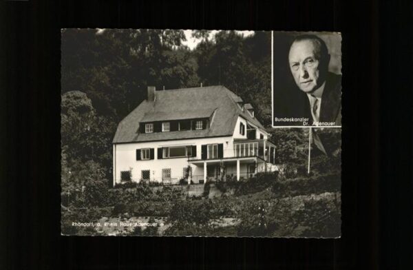 Politiker Bundeskanzler Adenauer Rhöndorf Haus
