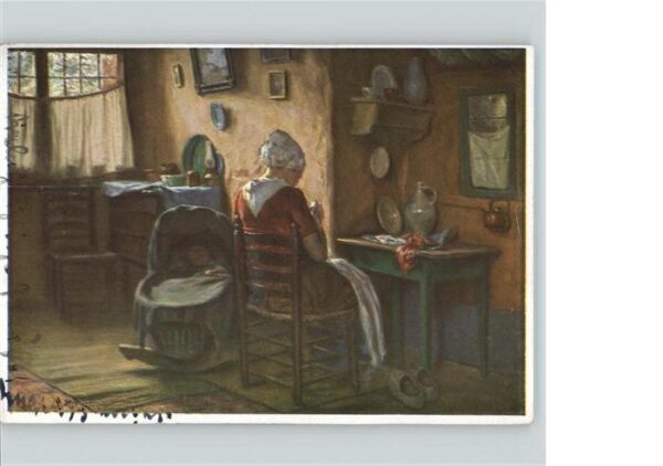 Kuenstlerkarte Julius Schrag Nr 7548 nähen