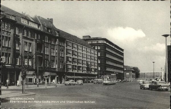 Strassenbahn Gelsenkirchen Ebertstrasse Hansa Sachs