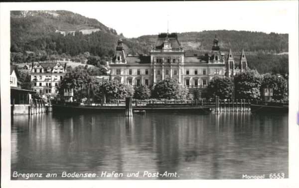 Bregenz Vorarlberg Hafen Postamt Bodensee