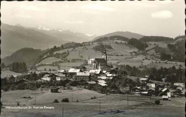 Sankt Veit Pongau Panorama Kirche